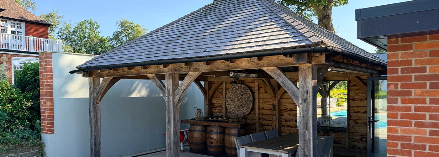 Completed timber space